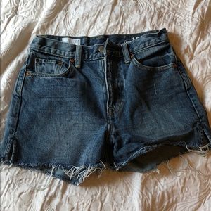 Gap High Rise Jean Shorts